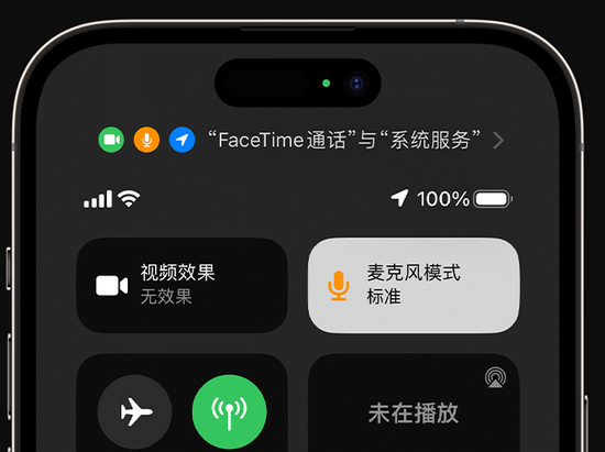 桂阳苹果授权维修网点分享iPhone在通话时让你的声音更清晰 